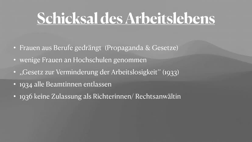 Lotte, Natalie & Anna
Rolle der Frau
A Im Nationalsozialismus Zitat
,,Die Welt der Frau sei die Familie, ihr
Mann, ihre Kinder, ihr Heim."
H