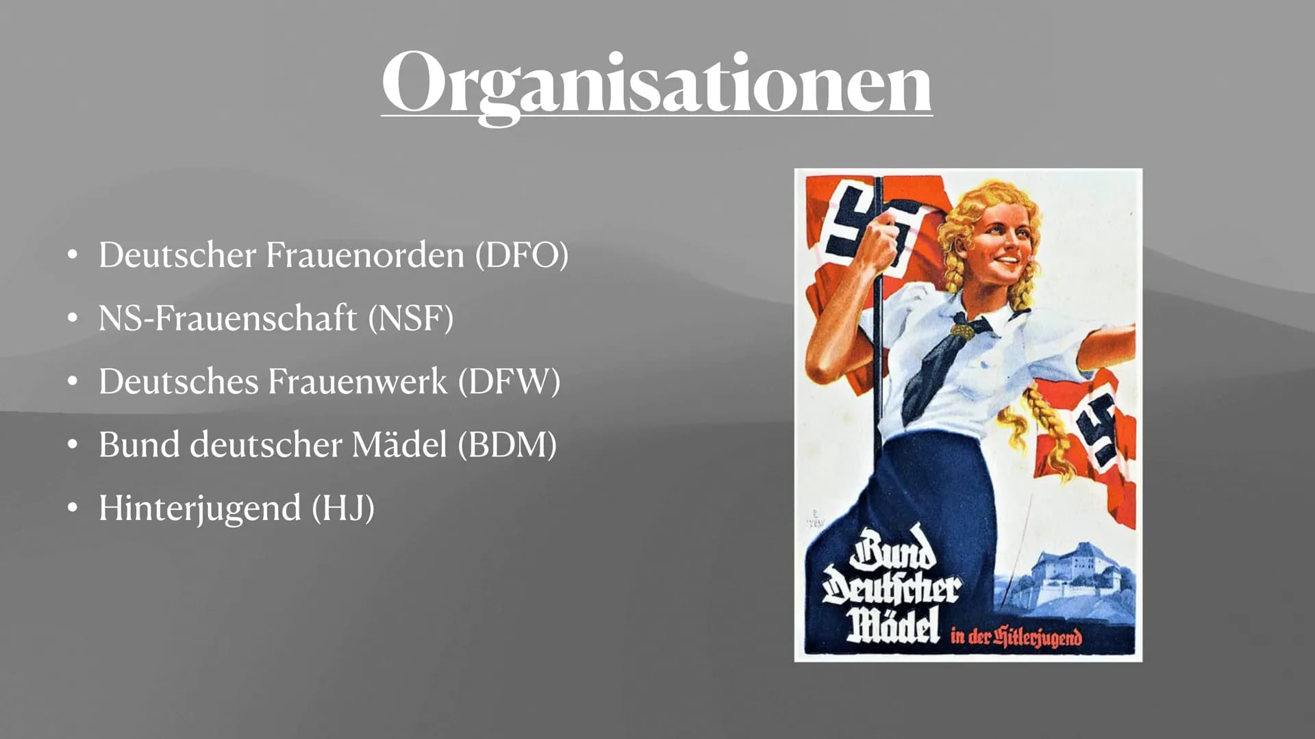Lotte, Natalie & Anna
Rolle der Frau
A Im Nationalsozialismus Zitat
,,Die Welt der Frau sei die Familie, ihr
Mann, ihre Kinder, ihr Heim."
H