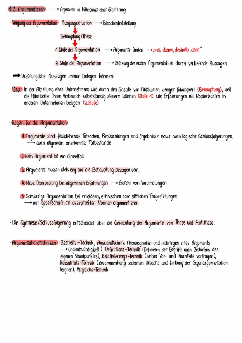 2.
Deutsch
Studienvierteljahr
StiM 4/N
Erörterungen 1. Grundlagen
1.1 Definition
-Ziel argumentativ überzeugen, Überlegungen differenziert a