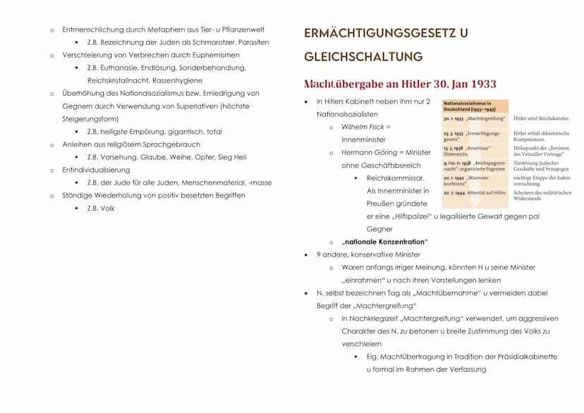 NATIONALSOZIALISMUS
FASCHISMUS
Faschismus = Sammelbegriff für rechtsradikale, autoritäre pol. Systeme
vor 1945
In vielen Ländern Europas ent