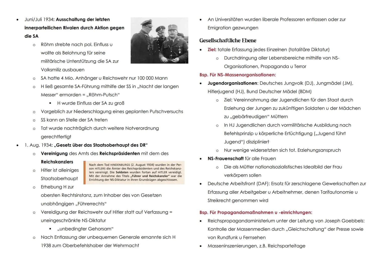 NATIONALSOZIALISMUS
FASCHISMUS
Faschismus = Sammelbegriff für rechtsradikale, autoritäre pol. Systeme
vor 1945
In vielen Ländern Europas ent