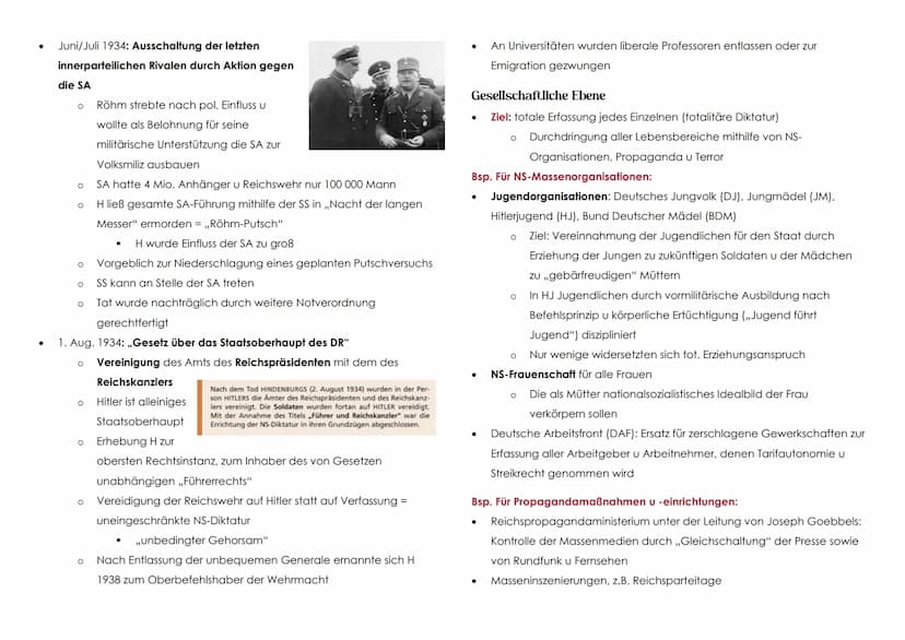 NATIONALSOZIALISMUS
FASCHISMUS
Faschismus = Sammelbegriff für rechtsradikale, autoritäre pol. Systeme
vor 1945
In vielen Ländern Europas ent