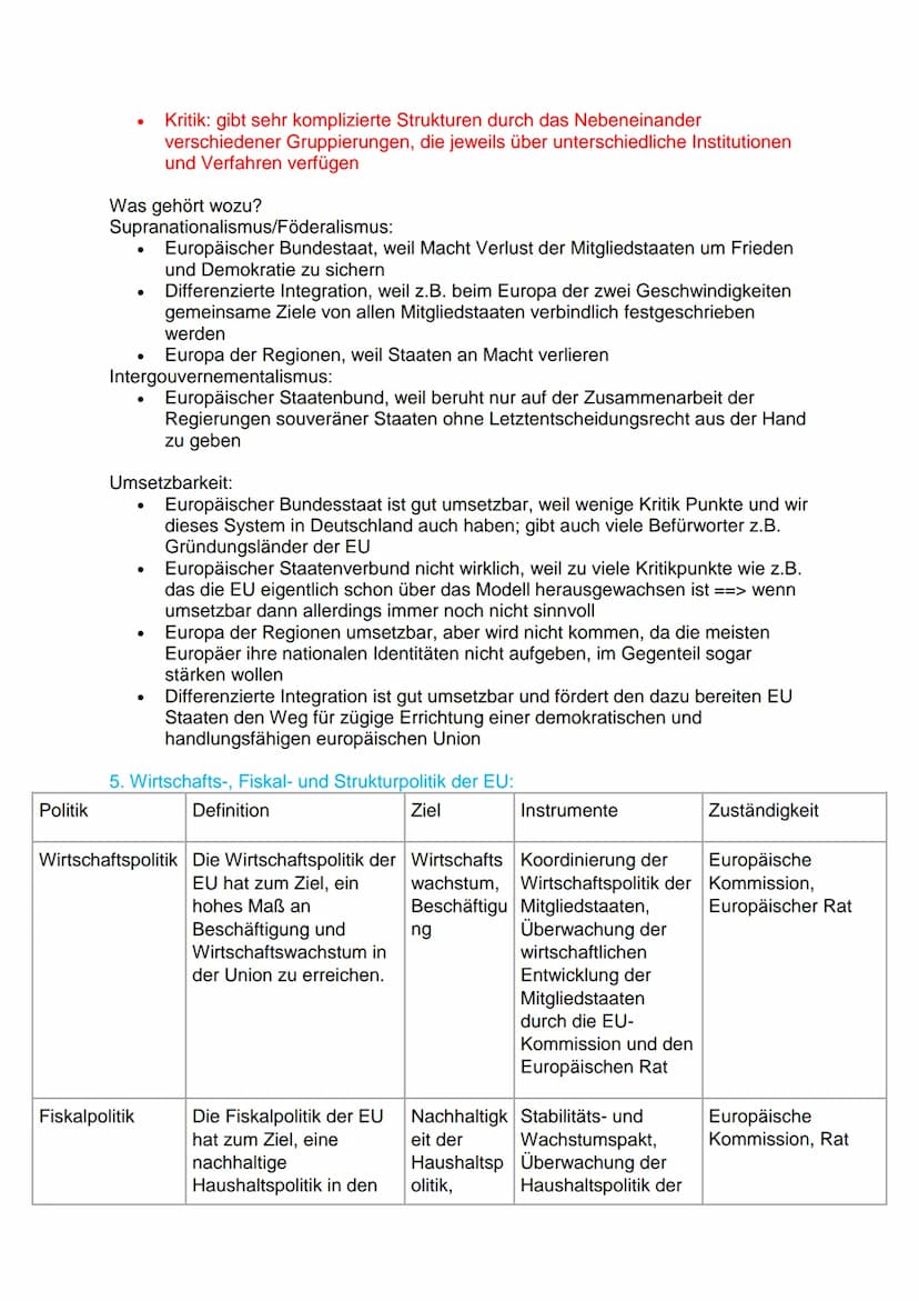 Inhaltsfeld 5: Europäische Union:
1. EU-Normen, Interventions- und Regularmechanismen sowie Institutionen:
Normen:
●
●
●
Aufgaben:
➤ Regeln 
