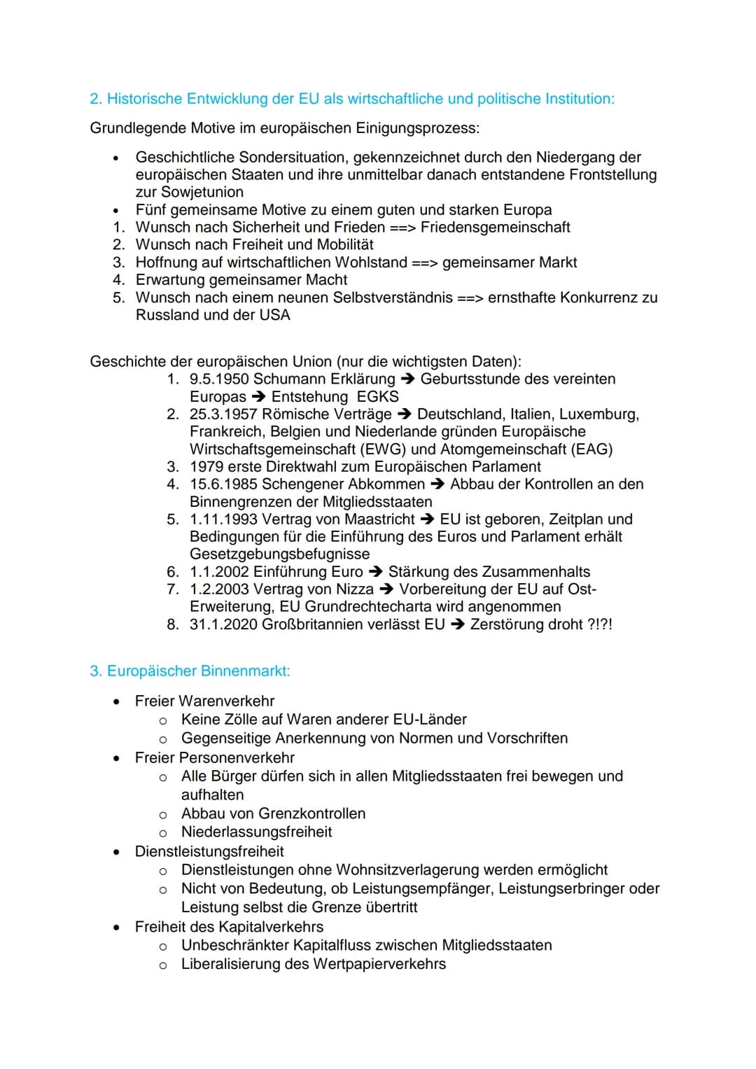 Inhaltsfeld 5: Europäische Union:
1. EU-Normen, Interventions- und Regularmechanismen sowie Institutionen:
Normen:
●
●
●
Aufgaben:
➤ Regeln 