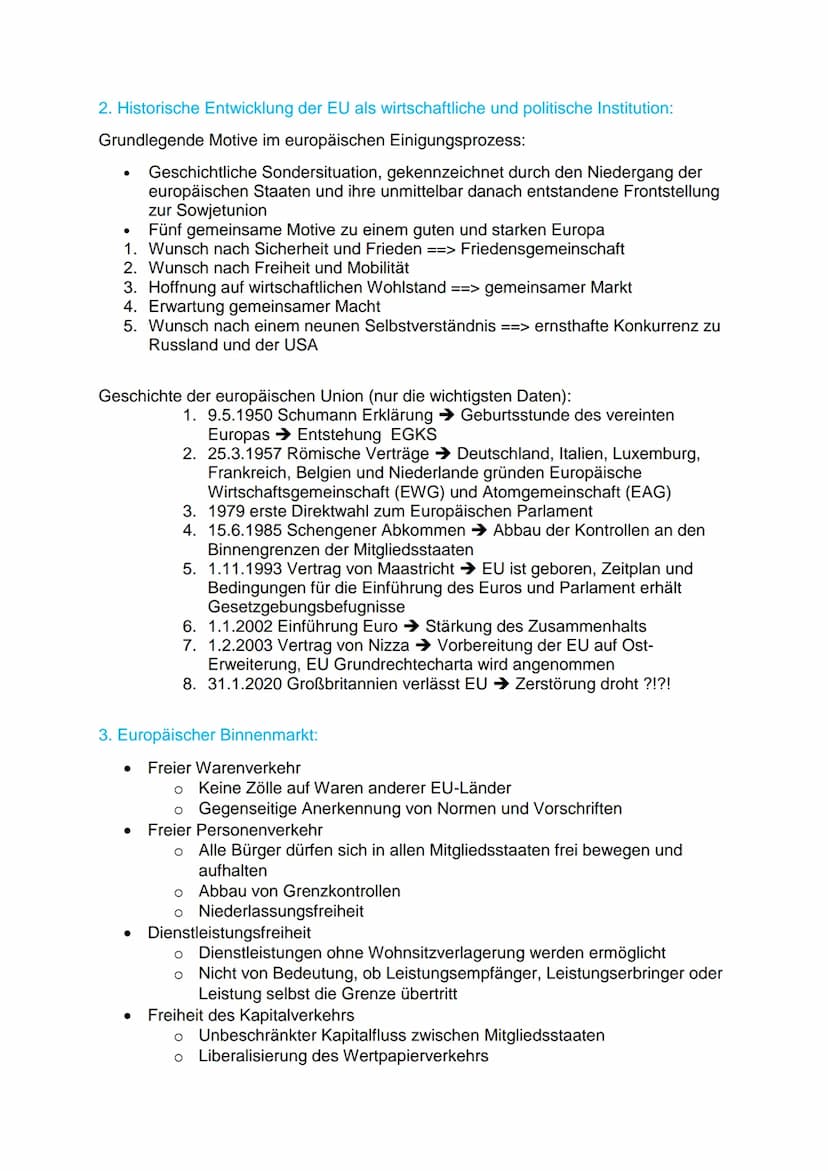 Inhaltsfeld 5: Europäische Union:
1. EU-Normen, Interventions- und Regularmechanismen sowie Institutionen:
Normen:
●
●
●
Aufgaben:
➤ Regeln 