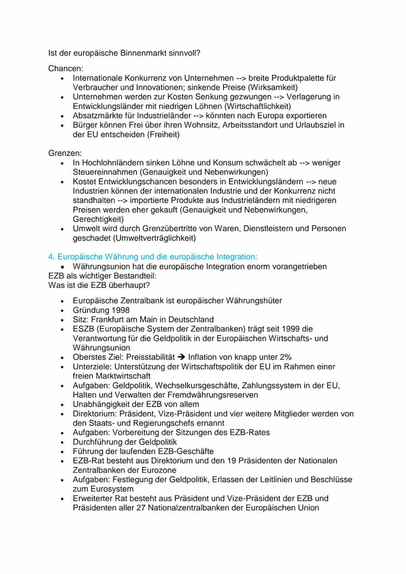Inhaltsfeld 5: Europäische Union:
1. EU-Normen, Interventions- und Regularmechanismen sowie Institutionen:
Normen:
●
●
●
Aufgaben:
➤ Regeln 