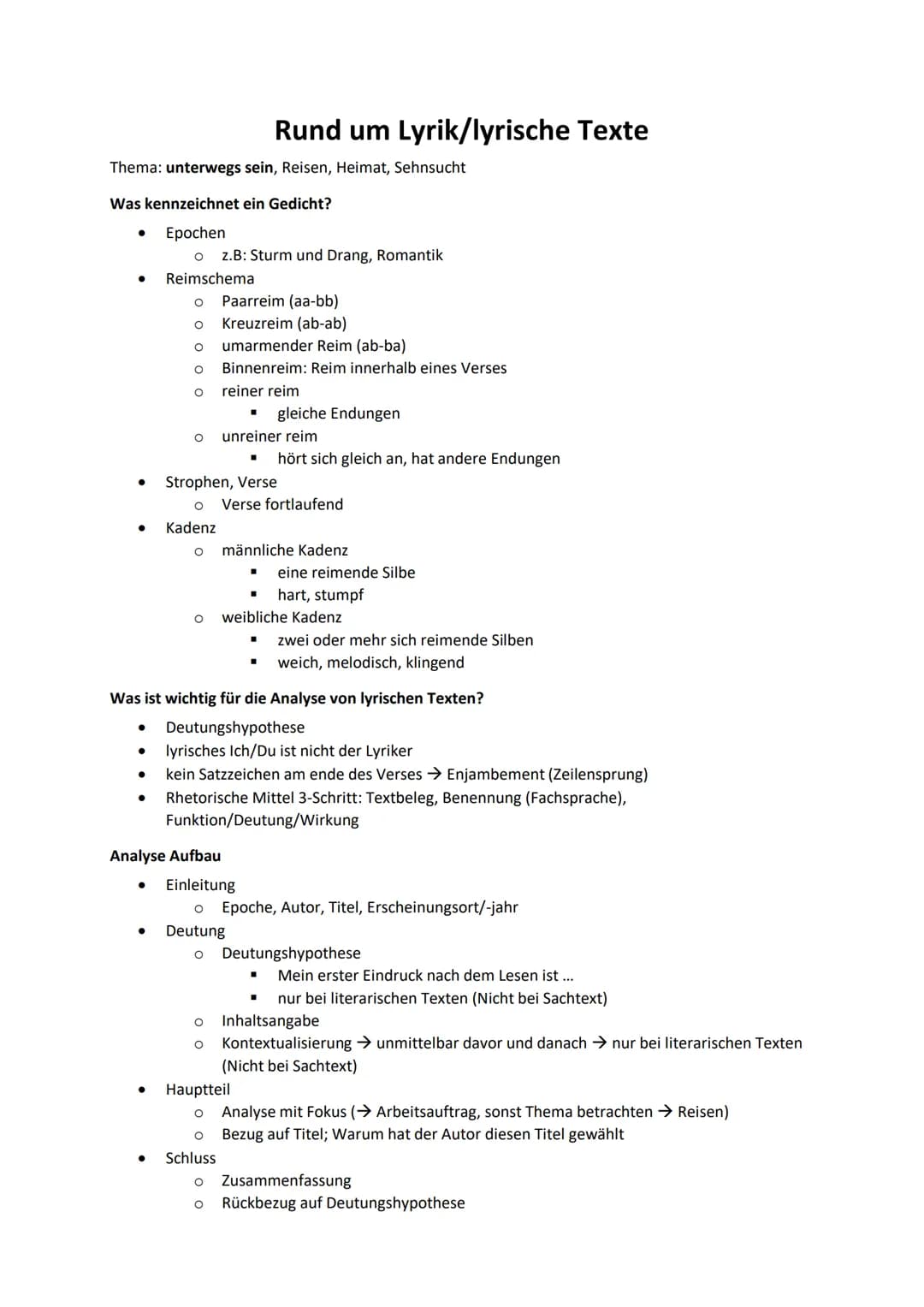 Analyse eines literarischen Textes (→ Romanauszug)
1) Einleitung (Thema nur auf vorliegenden Auszug bezogen)
2) Deutungshypothese
3) Kontext