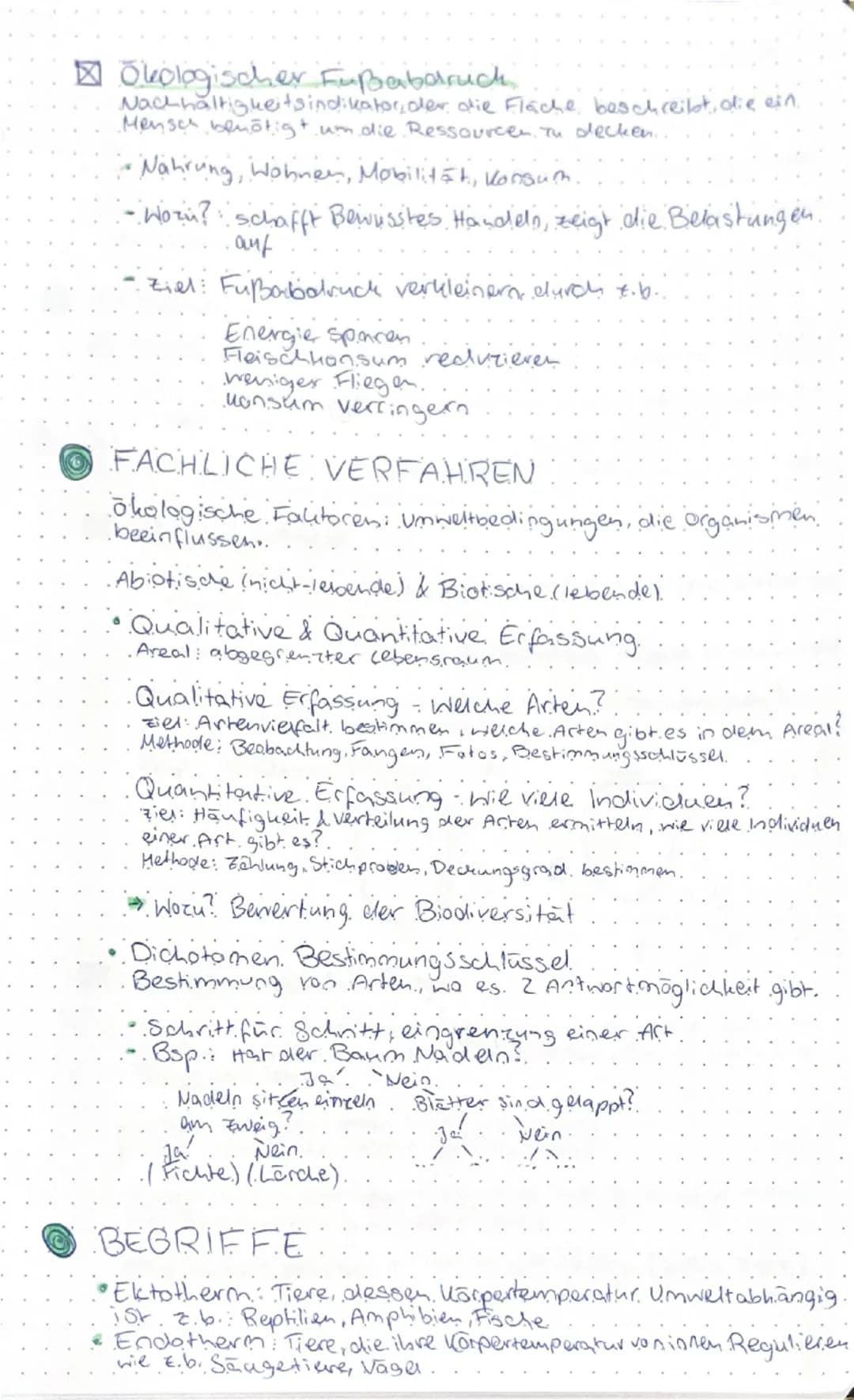 # ÖKOLOGIE

○ STRUKTUREN & ZUSAMMENHÄNGE IM ÖKOSYSTEM

☐ Biotop & Biozönose: biotische & abiotische Faktoren

- Biotop: Ein abgegrenzter Leb