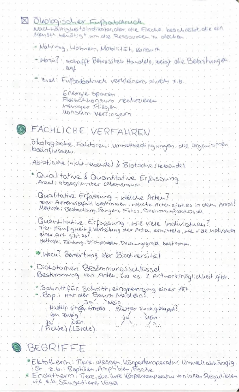 # ÖKOLOGIE

○ STRUKTUREN & ZUSAMMENHÄNGE IM ÖKOSYSTEM

☐ Biotop & Biozönose: biotische & abiotische Faktoren

- Biotop: Ein abgegrenzter Leb