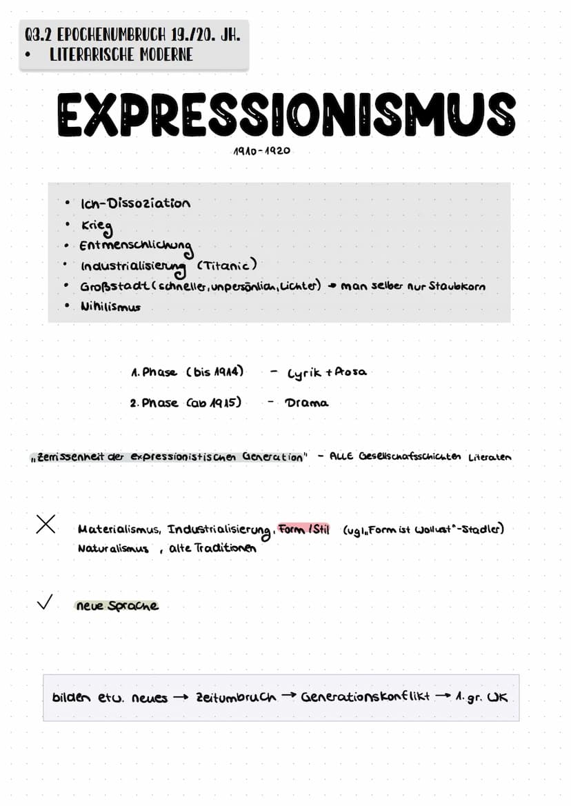 Q3-J. W. Von Goethe: Faust I
Q3 - Lyrik Expressionismus
23.1 Subjektivität und verantwortung
anthropologische Grundfragen
Ganzschrift oder m