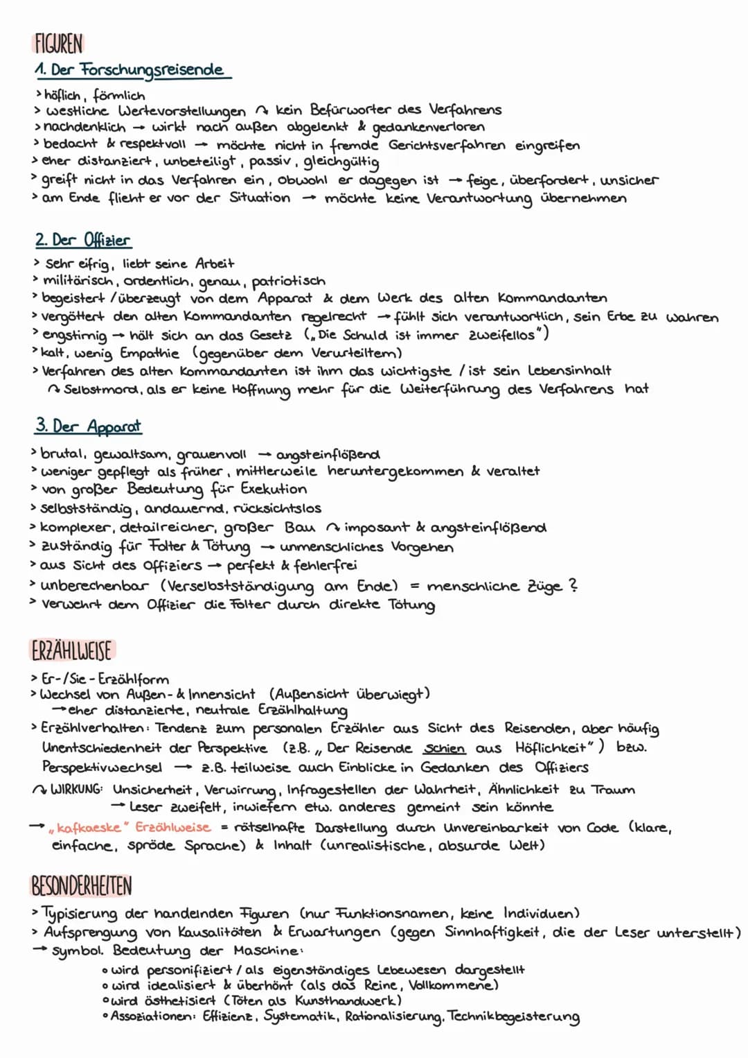 FRANZ KAFKA - IN DER STRAFKOLONIE"
ALLGEMEINES
> In der Strafkolonie"
> Kafka verfasste sie in nur 3 Tagen (1914)
> Erzählung besteht nur au