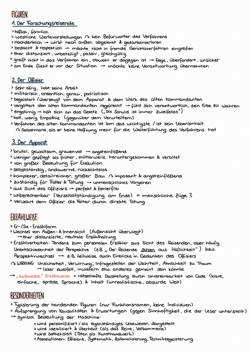 FRANZ KAFKA - IN DER STRAFKOLONIE"
ALLGEMEINES
> In der Strafkolonie"
> Kafka verfasste sie in nur 3 Tagen (1914)
> Erzählung besteht nur au