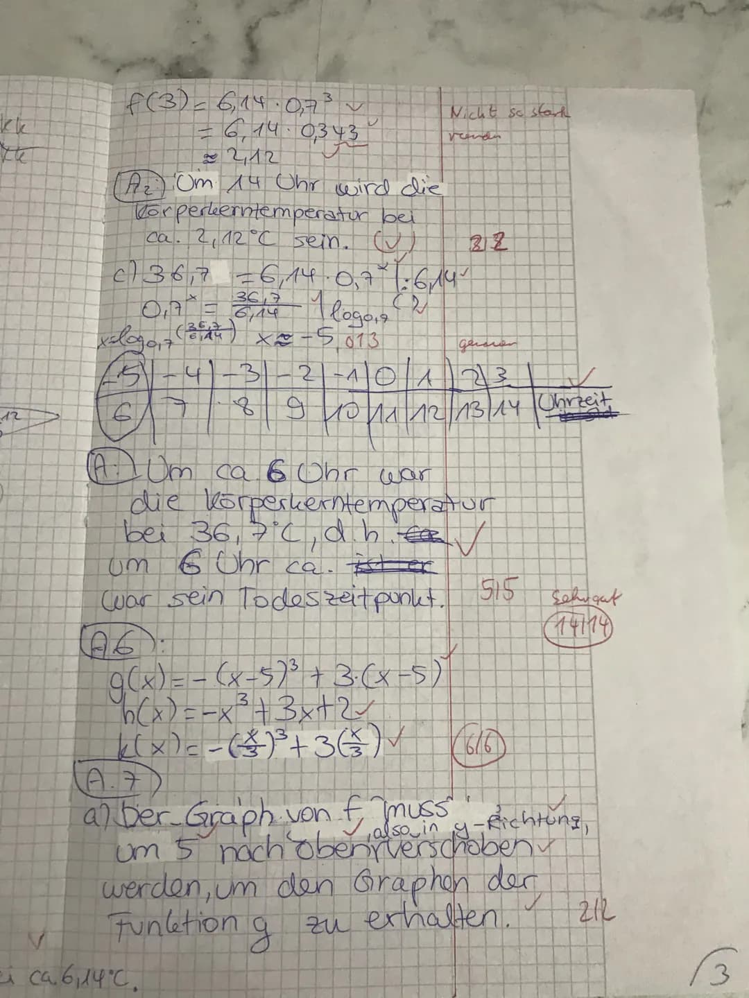 Teil 1: hilfsmittelfrei (max. 25 min)
Sobald Sie mit der Bearbeitung fertig sind, können Sie diesen Teil der Klausur abgeben und mit der
Bea