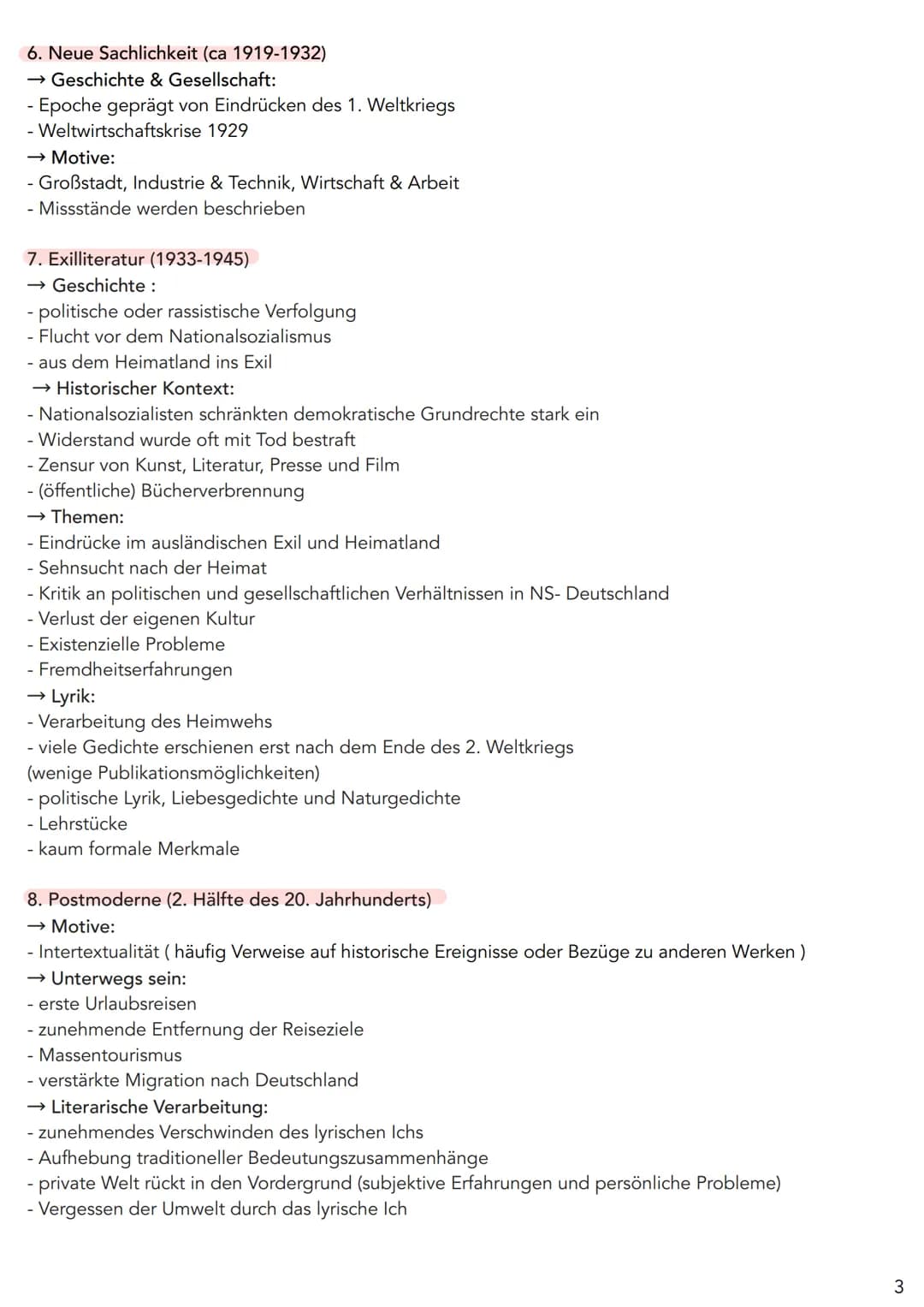 Deutsch
2021/2022 Lyrik: „Unterwegs sein“
Motive allgemein:
Sehnsucht, Heimweh, Fernweh
Unterwegs sein als Entwicklungsprozess → "Sehnsuchts