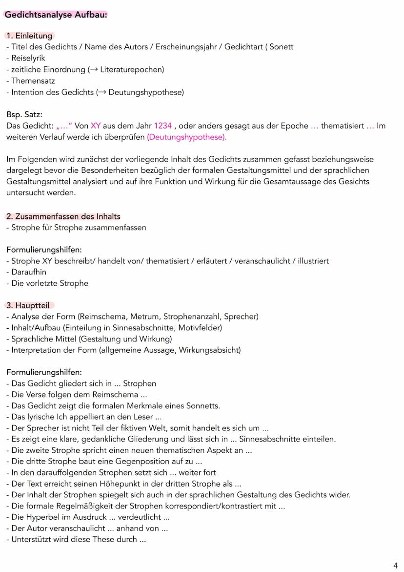 Deutsch
2021/2022 Lyrik: „Unterwegs sein“
Motive allgemein:
Sehnsucht, Heimweh, Fernweh
Unterwegs sein als Entwicklungsprozess → "Sehnsuchts