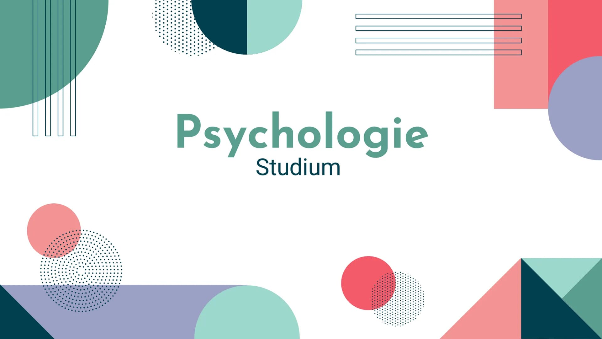 Psychologie
Studium Was ist Psychologie?
empirische Wissenschaft
•Ziel: menschliches Erleben und Verhalten, sowie alle
Ursachen und Bedingun