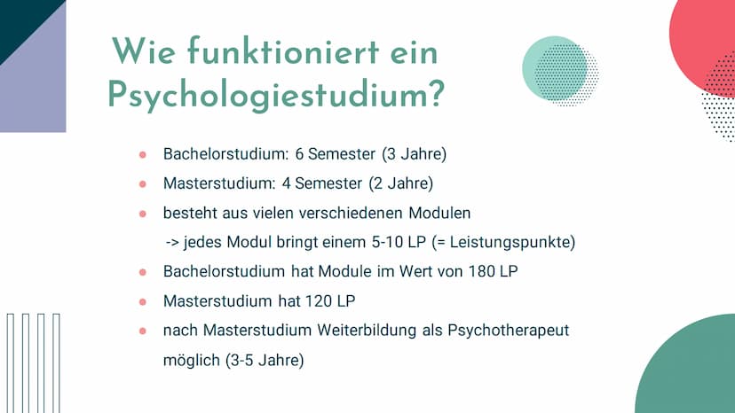 Psychologie
Studium Was ist Psychologie?
empirische Wissenschaft
•Ziel: menschliches Erleben und Verhalten, sowie alle
Ursachen und Bedingun