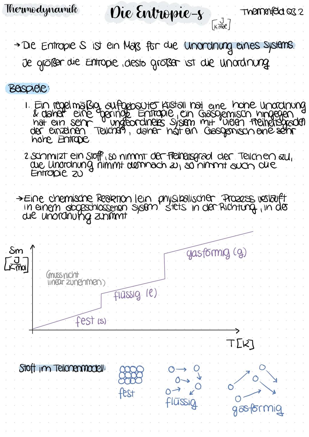 # Thermodynamik
Themenfeld 03.2

-Reaktionen die von alleine ablaufen nachdem man se in Gong.
gesetzt not heißen spontan verlaufende Reaktio