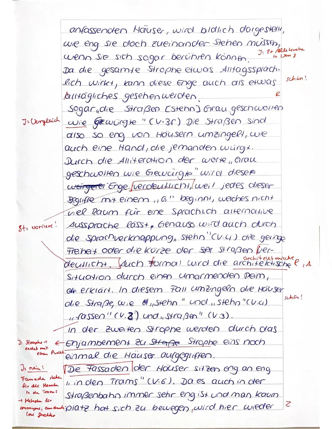 Sonett
Kl. 10b Deutsch: Lyrik des Expressionismus
Name:
Note:
Aufgabe:
Interpretiere das vorliegende Gedicht.
Städter (Alfred Wolfenstein, 1