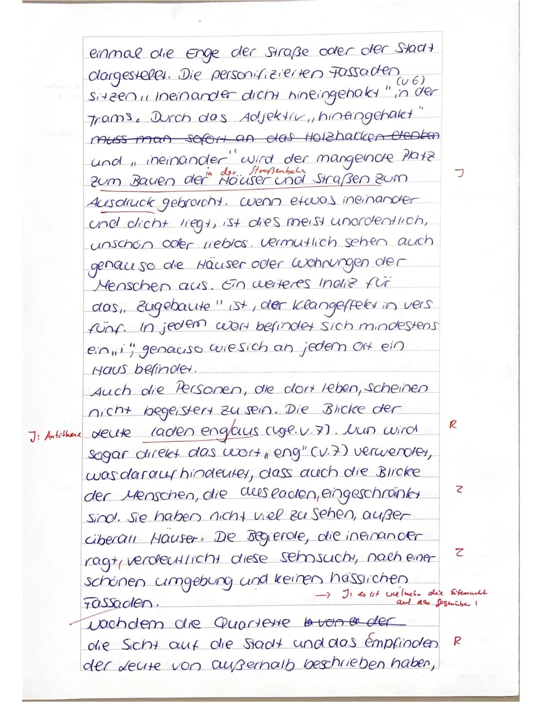 Sonett
Kl. 10b Deutsch: Lyrik des Expressionismus
Name:
Note:
Aufgabe:
Interpretiere das vorliegende Gedicht.
Städter (Alfred Wolfenstein, 1