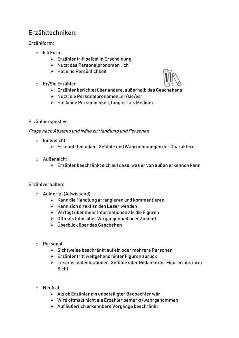 Analyse:
Einleitung:
o Textsorte
o
O
Titel
Autor
O
Erscheinungsjahr
o Thema des Romans
o Thema des Ausschnitts
o
Deutungshypothese
Hauptteil