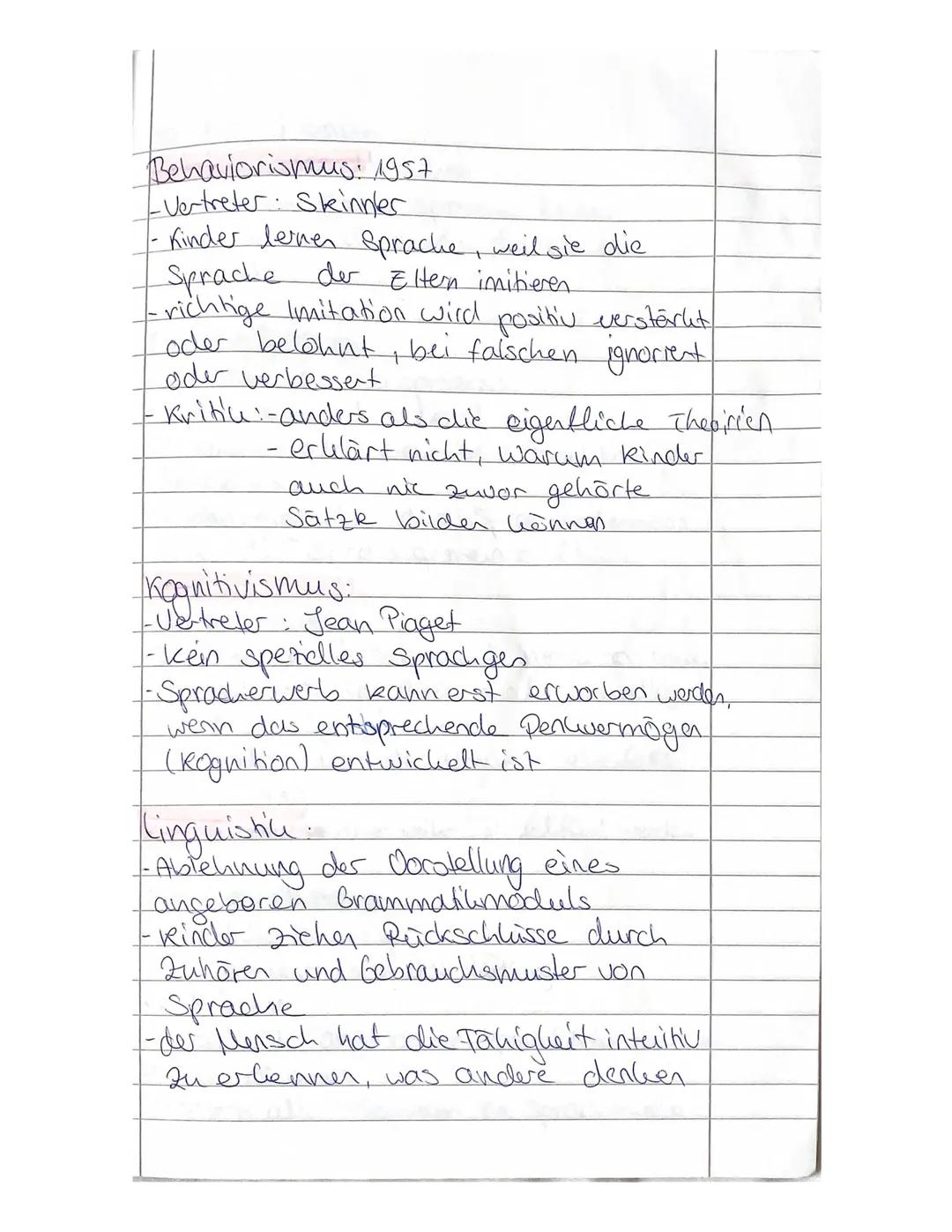 ( 
Spracherwer botheorie

Nativismus: 1846-1854
-Vertreter: Chomsky, Noam
•angeborener Spracherwerbsmechanismu
- die Universoulgrammatile is