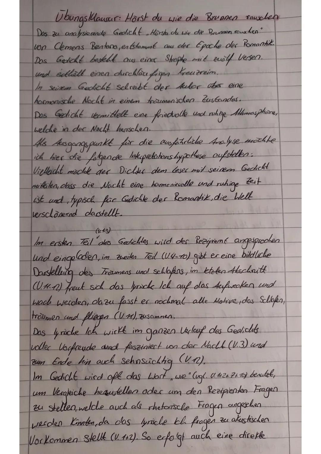 mant Clemens Brentano (1778-1842)
-idyllisch Hörst du wie die Brunnen rauschen
Hörst du wie die Brunnen rauschen, leseronsprache
Hörst du wi