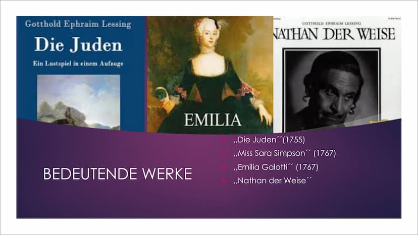 Gotthold
Ephraim
Lessing INHALT
Steckbrief
Bedeutende Werke
Freunschaftliche Beziehungen &
Interessengebiete
► Briefe Lessings im Bezug auf 