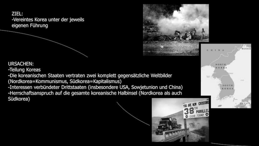 China
North Korea
Yellow Sea
Pyongyang
KOREAKRIEG
South
Korea
Sea of Japan
200 km Welche Kriegsparteien
gibt es?
Welche Länder stehen im
Hin