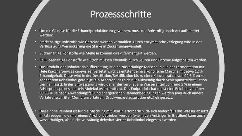 Bioethanol
Name:
Η
H
Η
|
|
H¬C-C-0
|
Η Η
H Handout
Name:
Chemie
1.) Was ist Bioethanol ?
2.) Herstellung
3.) Prozessschritte
4.) Eigenschaft