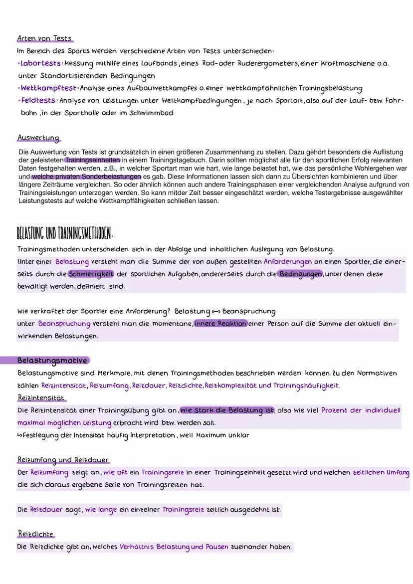 Sport klausur nummer 2
TRAINING IM SPORT
Training ist ein zielgerichteter, planmäßiger Prozess zur Steigerung der körperlichen Fitness.
Trai