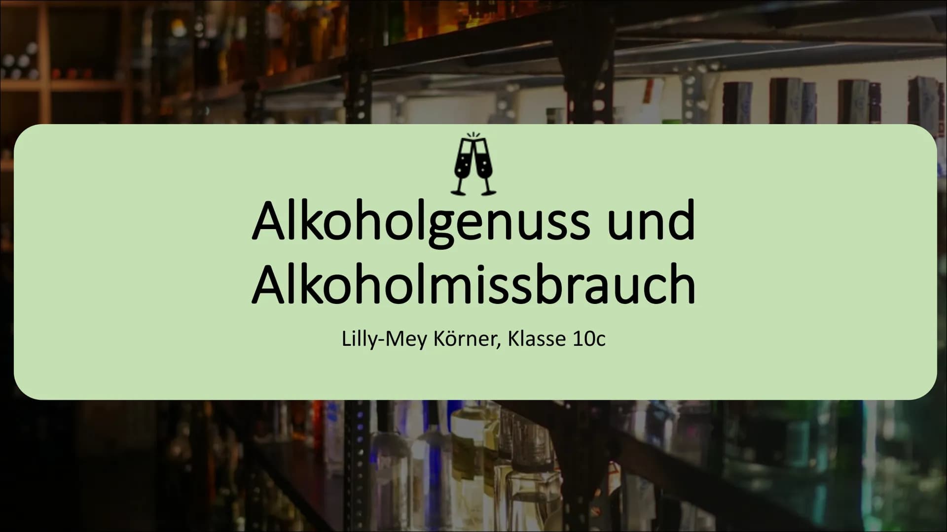 Lilly-Mey Körner
Klasse 10c
Trinkalkohol chemisch gesehen
• Ethanol
• n-Alkanol
•
●
Summenformel: C2H5OH
• farblos, stechend riechend, flüss