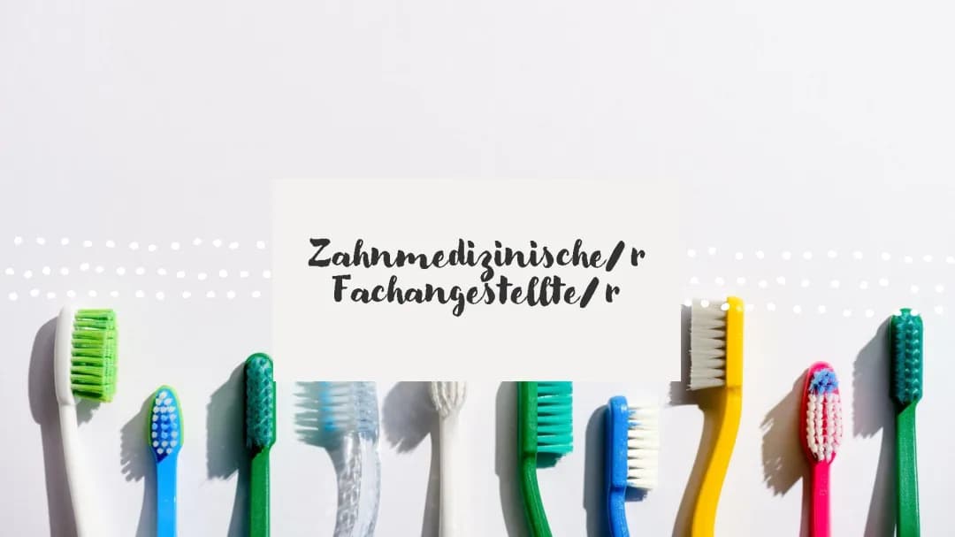 Zahnmedizinische/r Fachangestellte/r