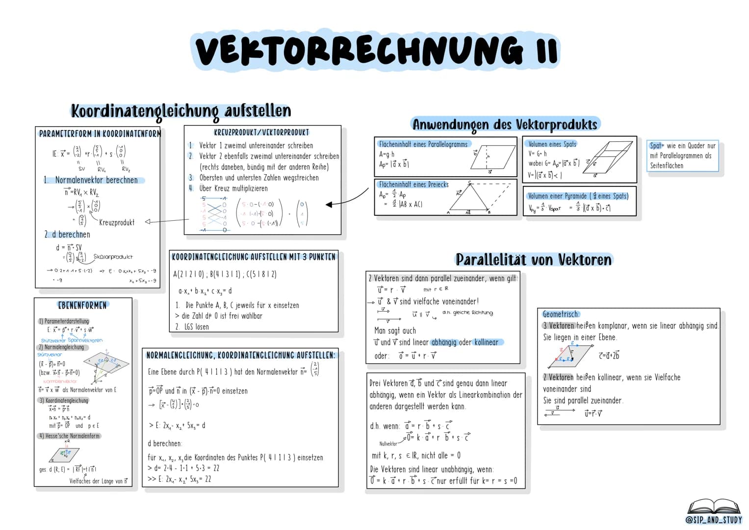 L
MATHE
ABITUR
2024
-MATHE-LEISTUNGSKURS
@sip_and_study Begriffe
Zufallsexperiment: Ein Versuch, dessen Ergebnis nicht vorhergesehen werden 