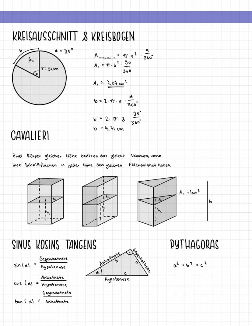 KREISE
Kreisum fang
Durchmesser
Radius
PI
Flächeninhalt
KÖRPER
Würfel
3
V=Q³
a
3
0=6-a³
Quarder
V = a·b·c
U
d
Zylinder
V = π₁r².h
T
A
02·a·b