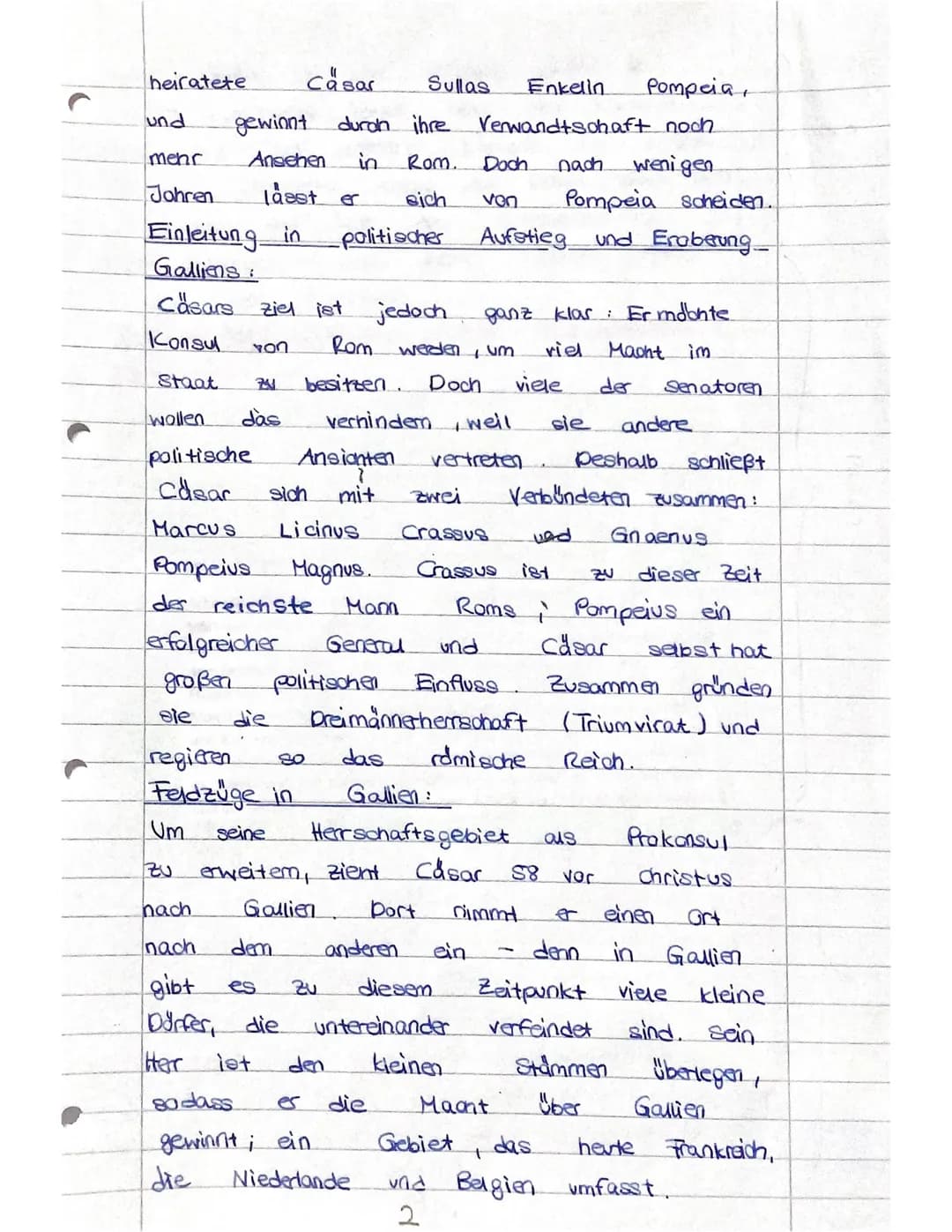 Casars politischer Aufstieg und die Eroberung 23.1.19
Galliens
Gliederung
Cas ars Biografie
sein politischer Aufstieg und
Goli ens
Der römis