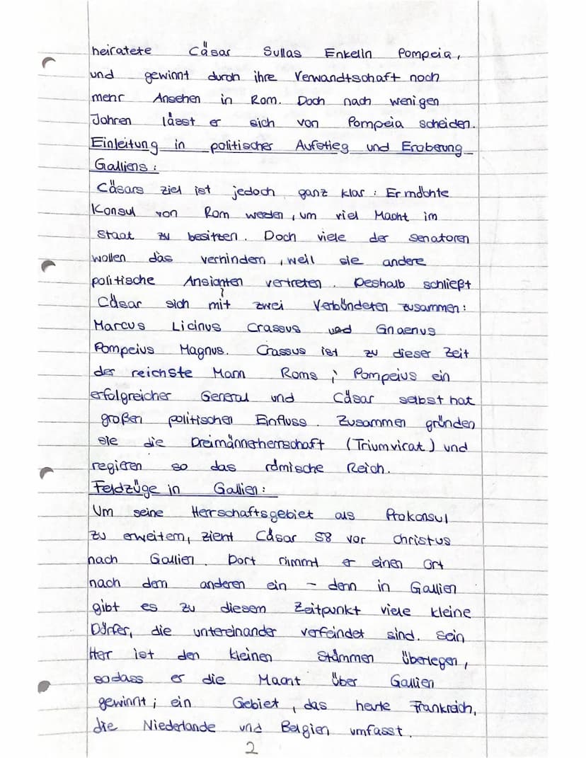 Casars politischer Aufstieg und die Eroberung 23.1.19
Galliens
Gliederung
Cas ars Biografie
sein politischer Aufstieg und
Goli ens
Der römis