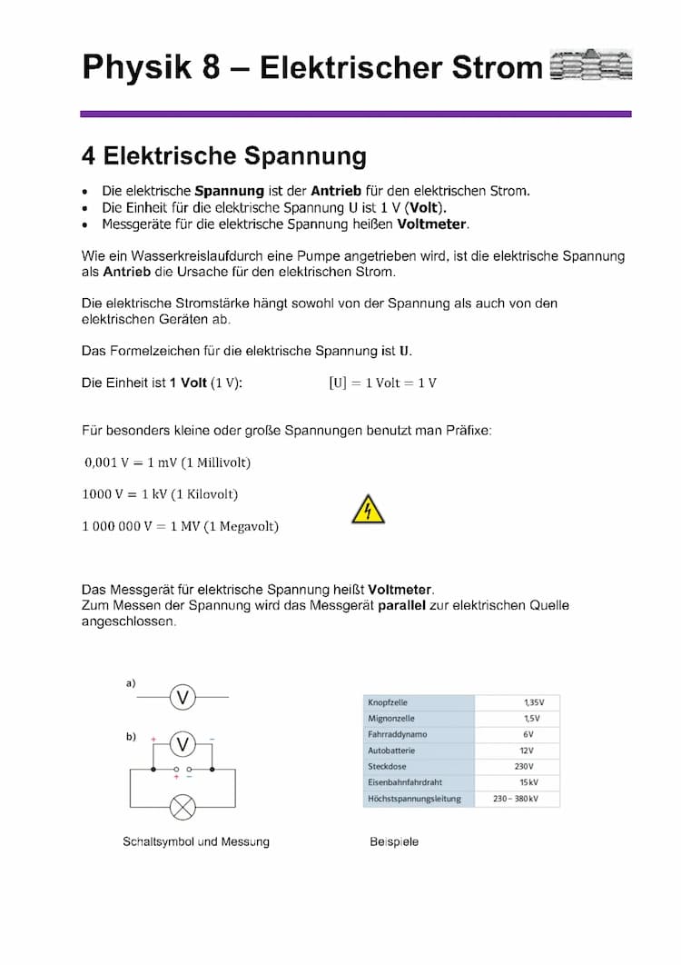 Know elektrische Spannungen thumbnail