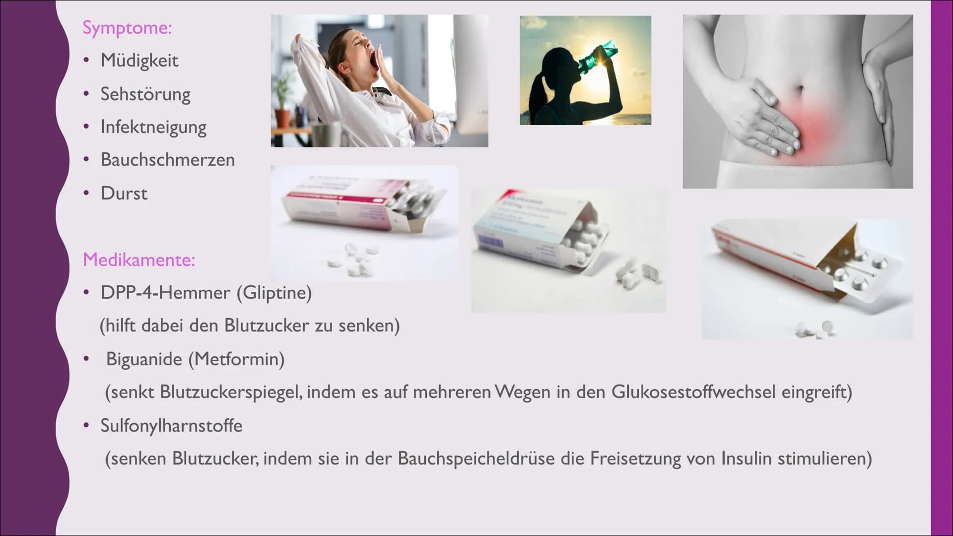 Diabetes I.
2.
GLIEDERUNG:
Was ist Diabetes?
Diabetestypen
2.1. Typ I
2.2 Typ 2
2.3 andere Typen
3. Insulin
3.1 Bedeutung & Aufgabe
3.2 Vera