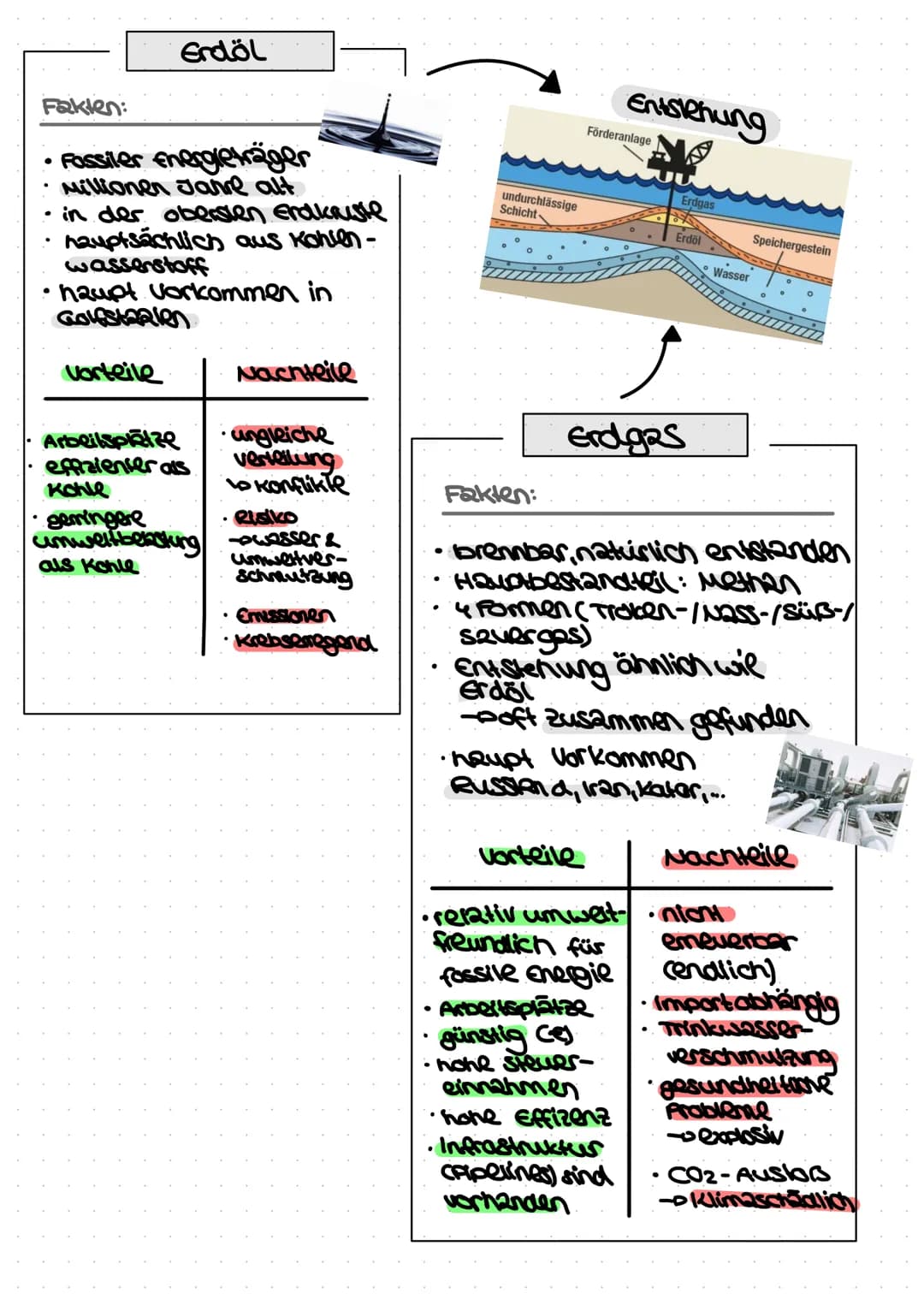 Geographie Klausur Nr. 2
Energie: Fossile Energieträger
Aufbau
1) Lokalisieren sie... und beschreiben sie...
→→Deinordnen von Fall-/ Raumbei