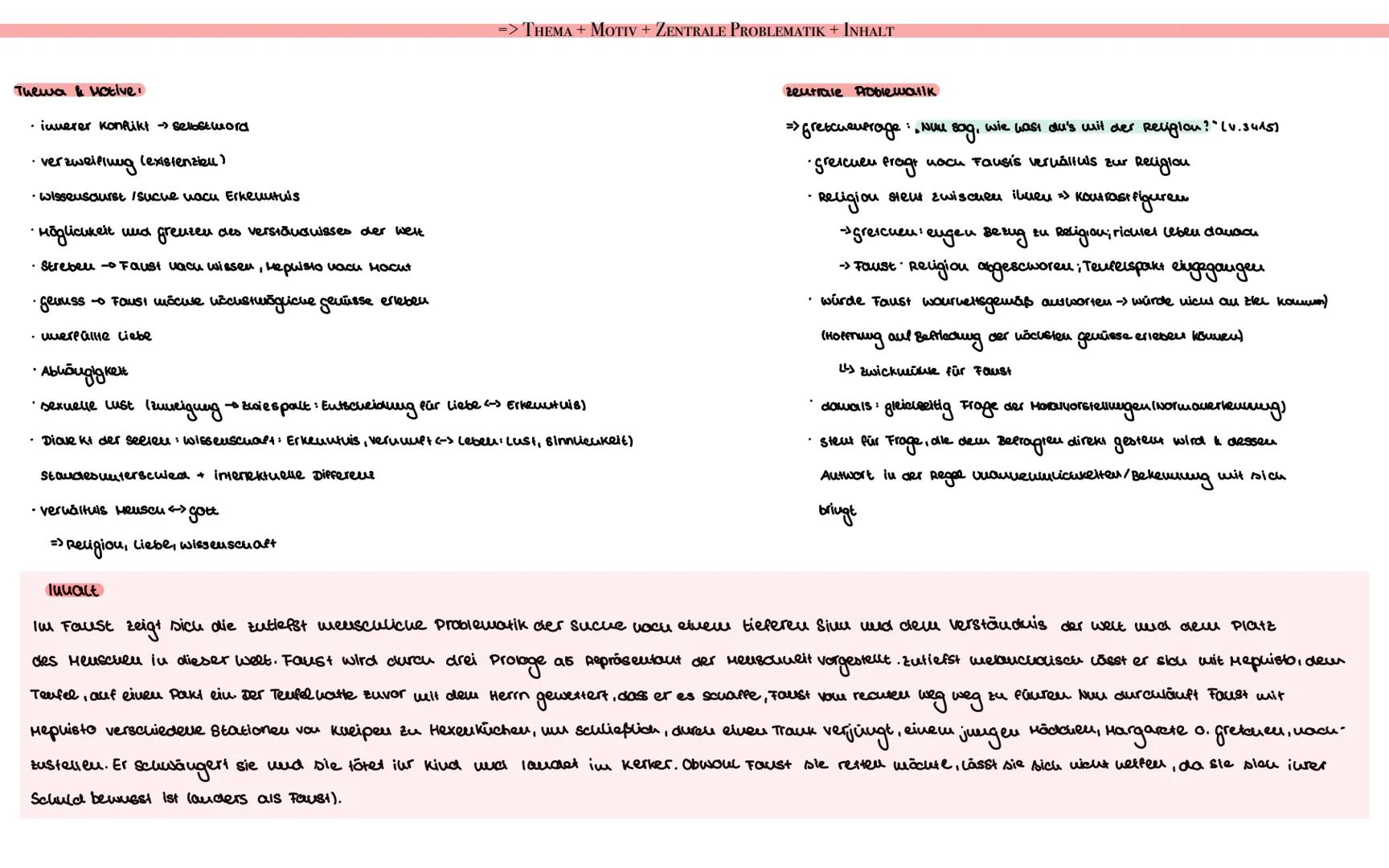 # ABITURVORBEREITUNGEN

1. GRENZENÜBERSCHREITUNGEN
„FAUST"
=> FIGUREN

Foust
*   Heinrich Faust, ca. so Jaure

*   egoistiscuer wissenschaft