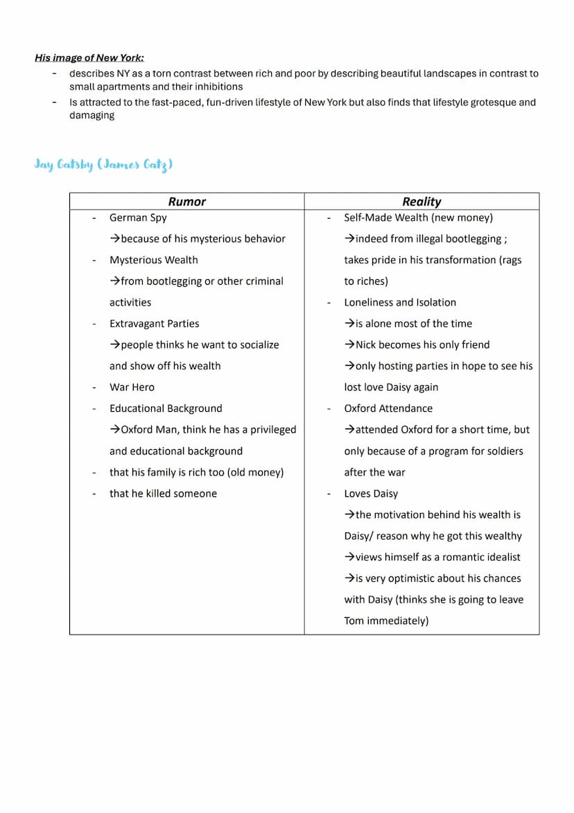 Englisch Abitur
Topics
1. The individual and society
• The Great Gatsby - characterization and plot
2. Politics, culture and society - betwe
