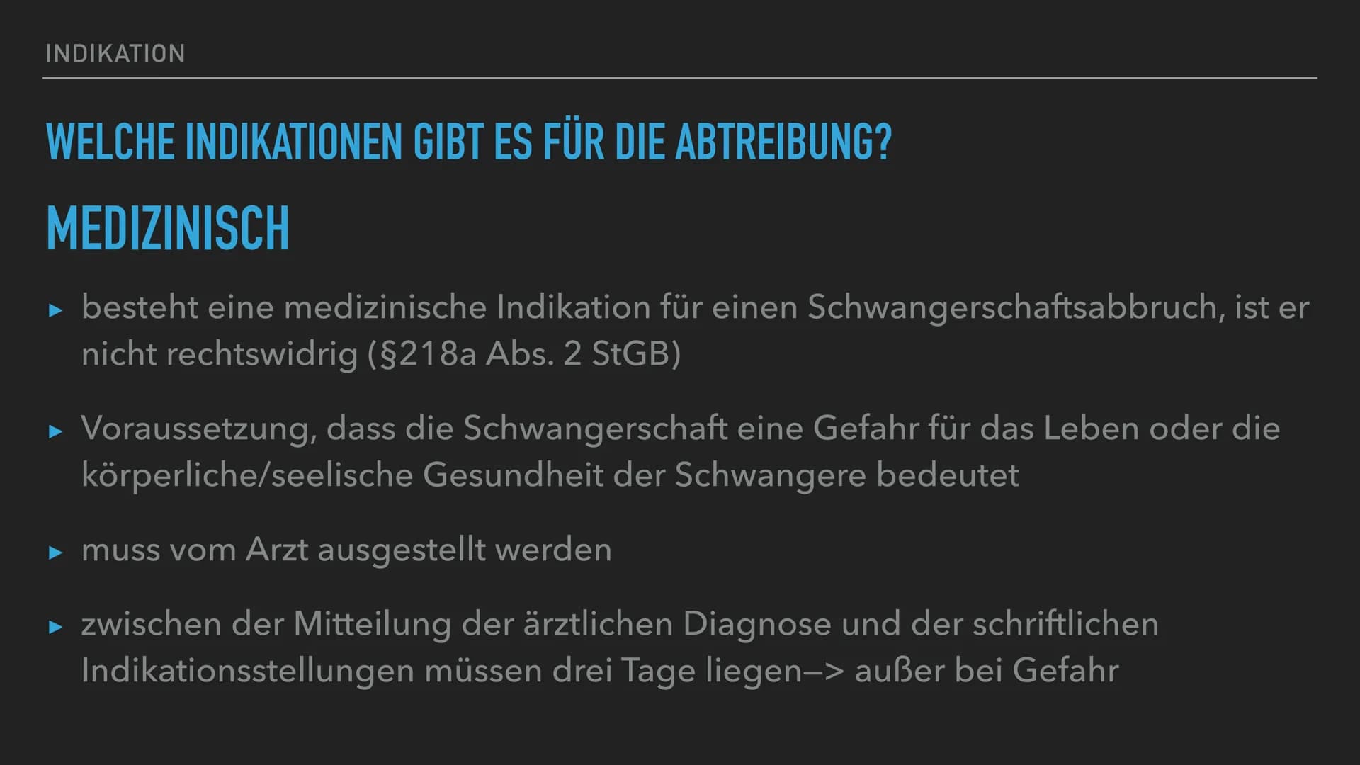 PRÄSENTATION VON JONAS IQBAL
ABTREIBUNG GLIEDERUNG
1. DEFINITION
2.
3. INDIKATION
4. METHODEN
5. FOLGEN
6. PFLEGEMABNAHMEN
7. MORALANSICHTEN