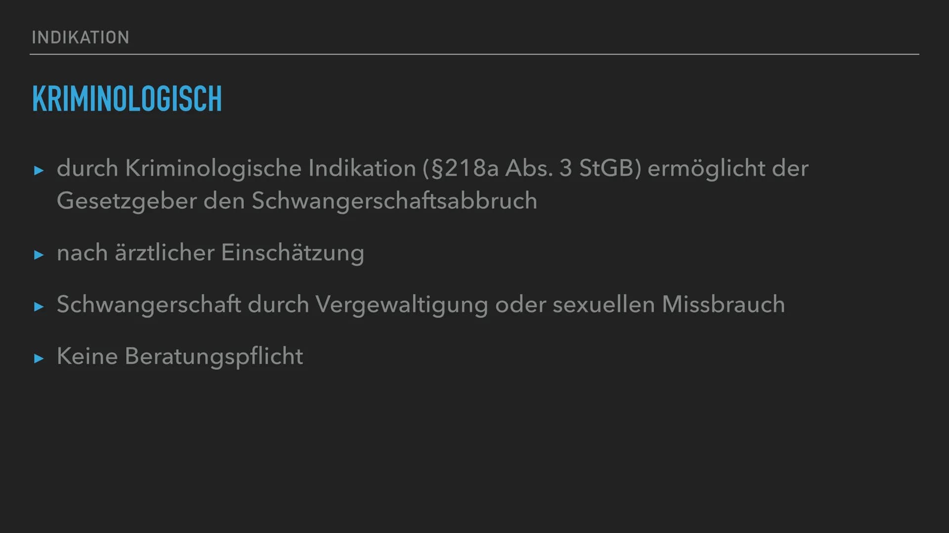 PRÄSENTATION VON JONAS IQBAL
ABTREIBUNG GLIEDERUNG
1. DEFINITION
2.
3. INDIKATION
4. METHODEN
5. FOLGEN
6. PFLEGEMABNAHMEN
7. MORALANSICHTEN
