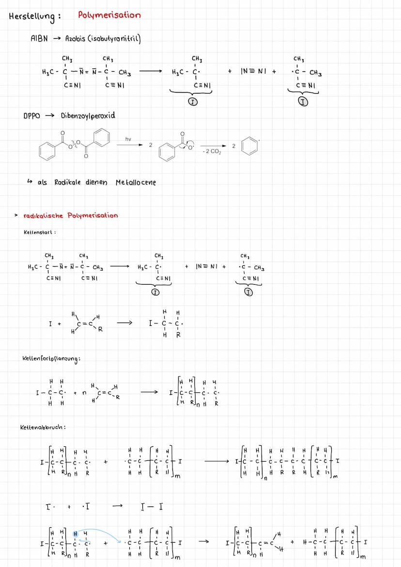 was ist ein Polymer?
>
>
>
Langkettiges Makromolekul
aus miteinander verbundenen Molekülbausteinen (Monomere)
>
جا
sind die Monomere unterei
