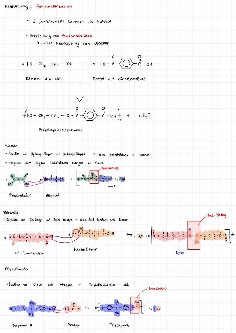 was ist ein Polymer?
>
>
>
Langkettiges Makromolekul
aus miteinander verbundenen Molekülbausteinen (Monomere)
>
جا
sind die Monomere unterei
