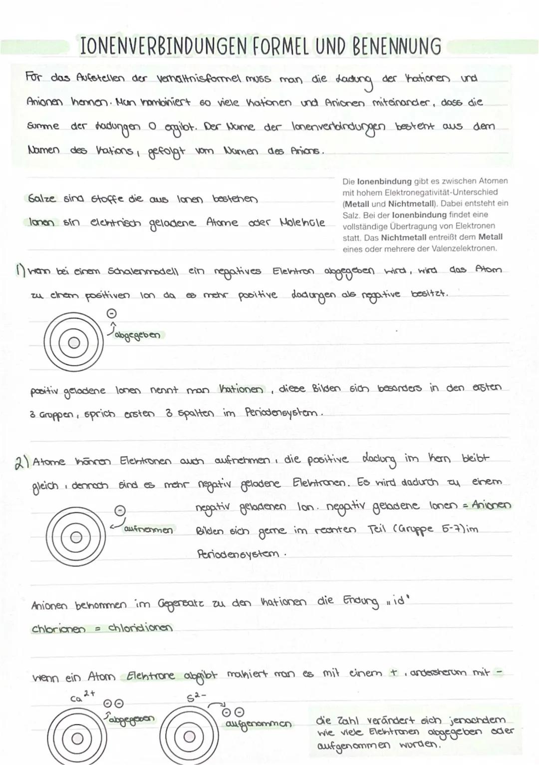 Ionenbindung Beispiel: Formeln, Eigenschaften und Elektronegativität von Salzen