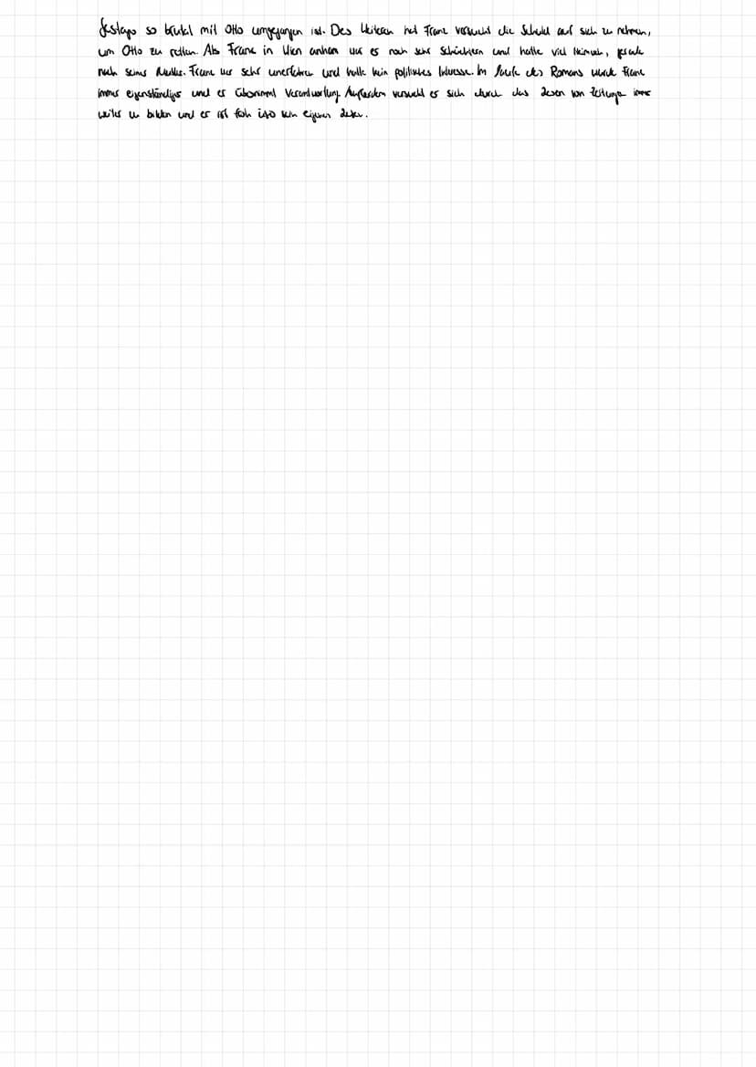 Deutsch GK Q1
Nr. 1 Interpretiere* die vorgegebene Textstelle (S.152-154) im Hinblick auf die Beziehung
zwischen Franz Huchel und Otto Trsnj