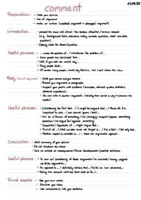 Know writing a comment thumbnail