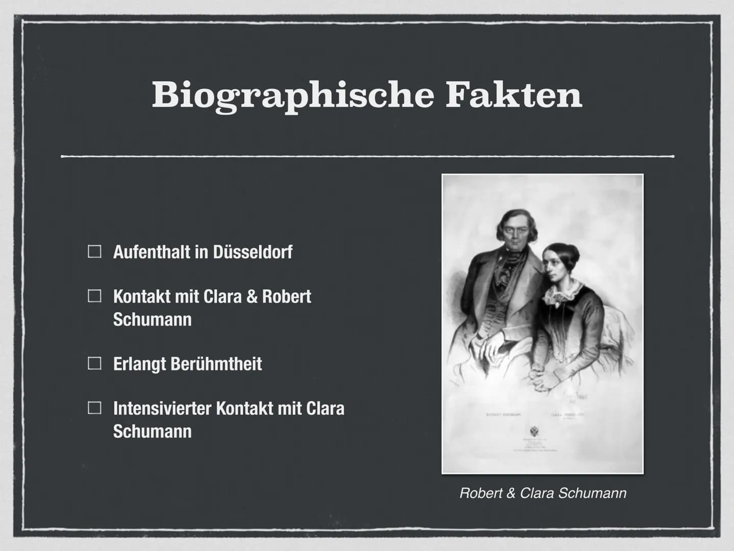 
<p>Johannes Brahms wurde 1833 in Hamburg geboren. Er stammte aus einer musikalischen Familie und kam früh mit Musik in Berührung. Sein Lebe